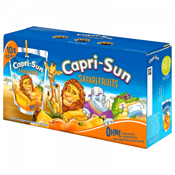 Capri sun Safari-Früchte 10x0,2l Pack