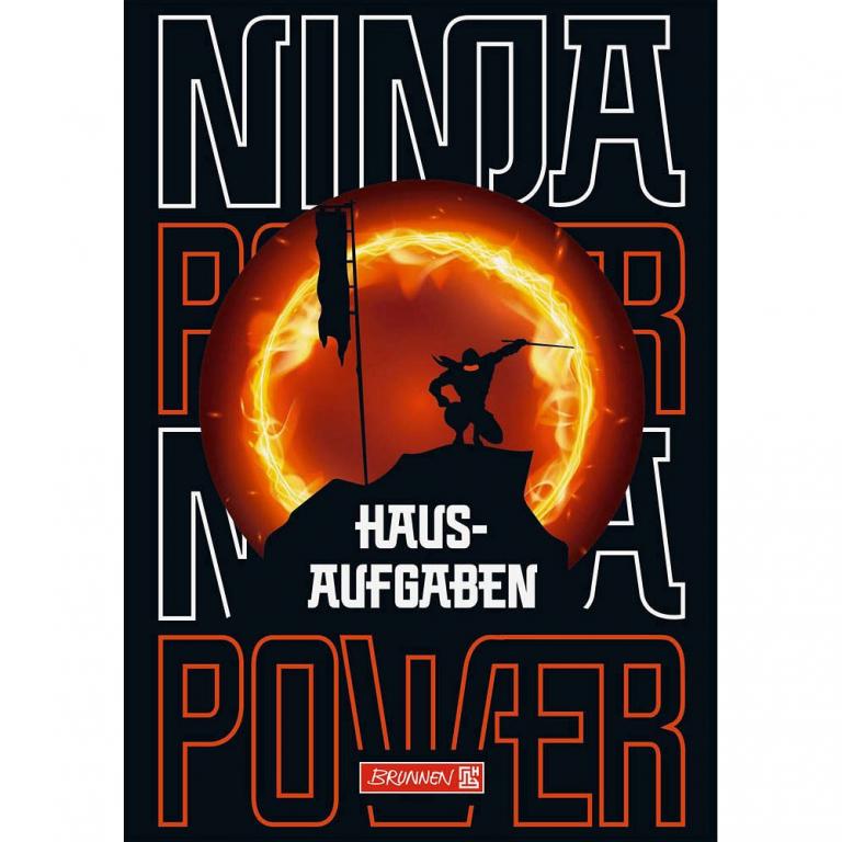 Hausaufgabenheft Ninja Power liniert