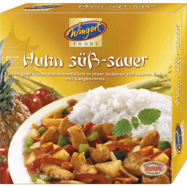 Hühnchen Süß-Sauer mit Reis, 375g Schachtel