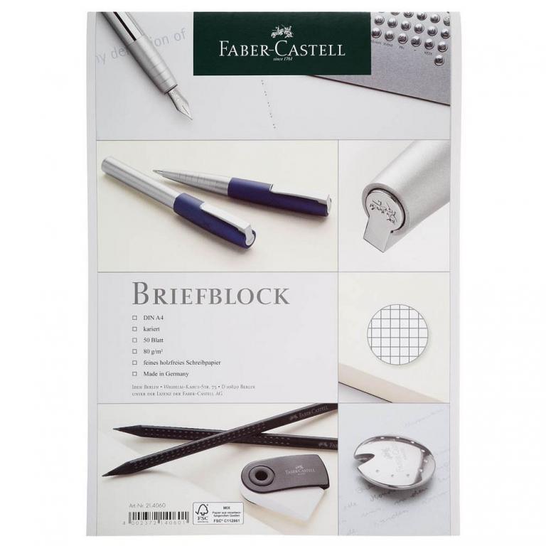 Faber-Castell Briefblock kariert, DIN A4