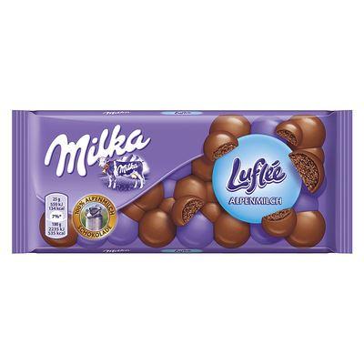 Milka Luflée Schokolade 100g