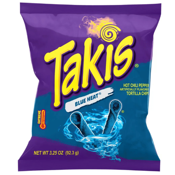 Original Takis Blue Heat, 92,3g