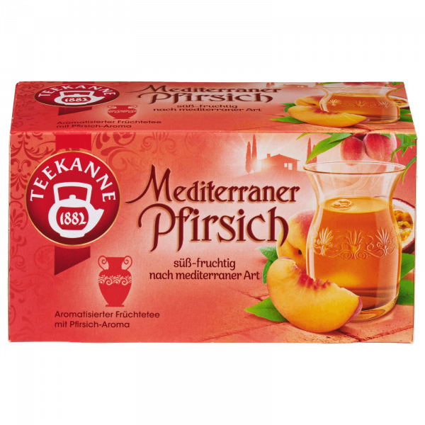 Teekanne Pfirsich-Tee 20er Packung